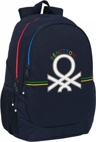 Benetton Plecak szkolny Benetton Sixties Granatowy (32 x 44 x 16 cm)