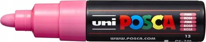 Uni Marker Do Każdej Powierzchni POSCA PC-7M RÓŻOWY
