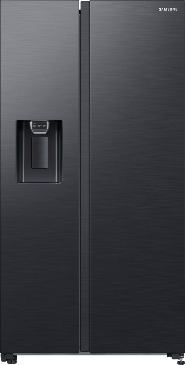 Lodówka Samsung SAMSUNG RS64DG5303B1EF, Side-by-Side (stainless steel (dark)/silver, AI Energy Mode, All-round Cooling, water tank)