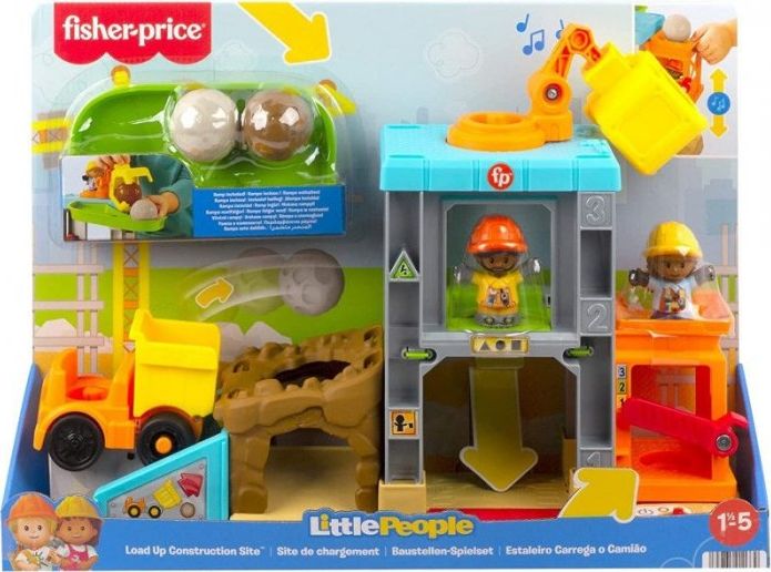 Фото - Фігурки / трансформери Fisher Price Figurka  Little People - Plac budowy  (HCJ64)