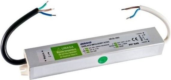 Orno Zasilacz do oświetlenia LED 90-265V AC/12V DC 20W IP67 (OR-ZL-1603)