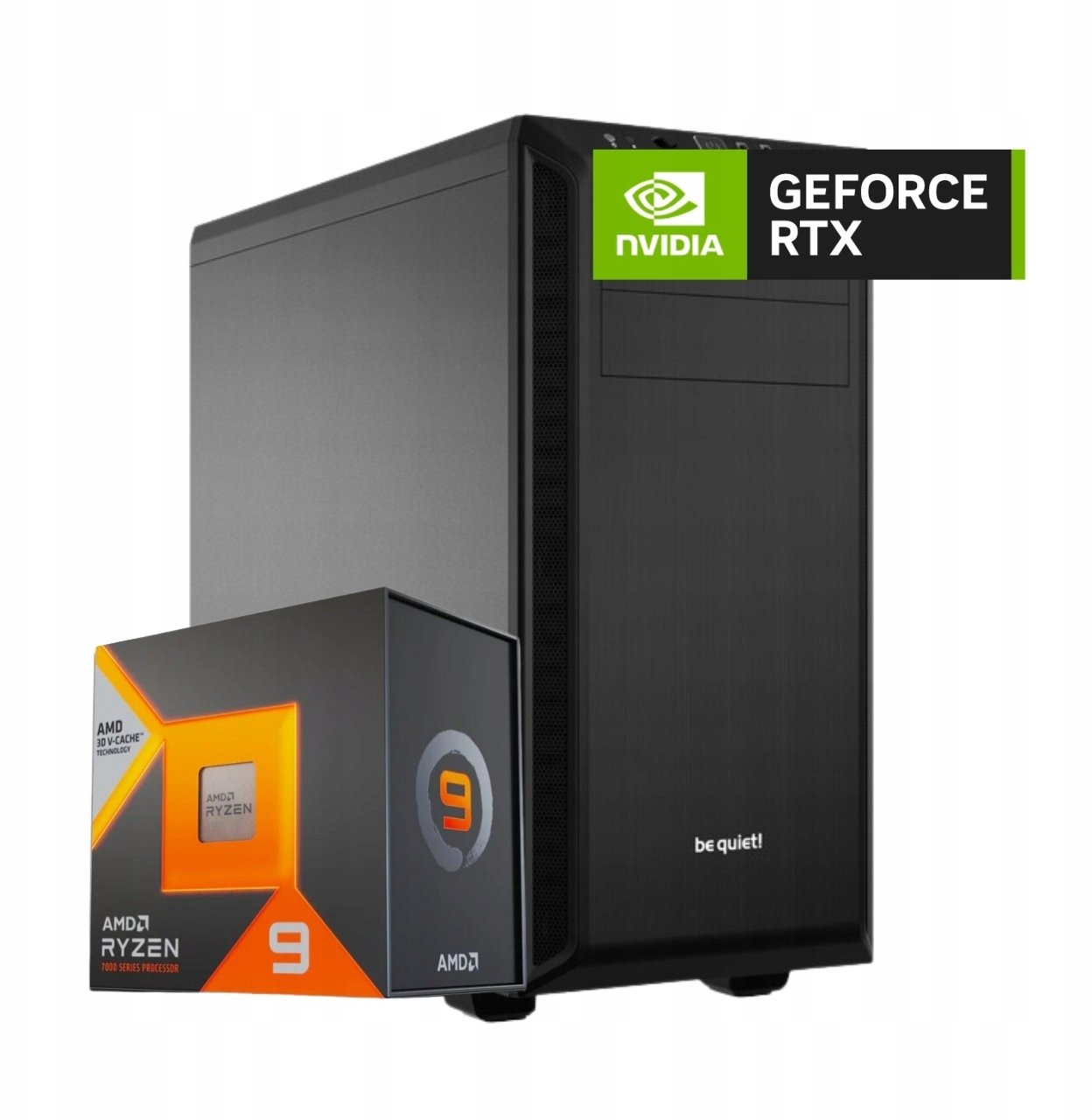 Komputer Komfig Komputer Dla Grafika Ryzen 9 9950X3D RTX 5080 32GB DDR5 2TB M2 WINDOWS 11