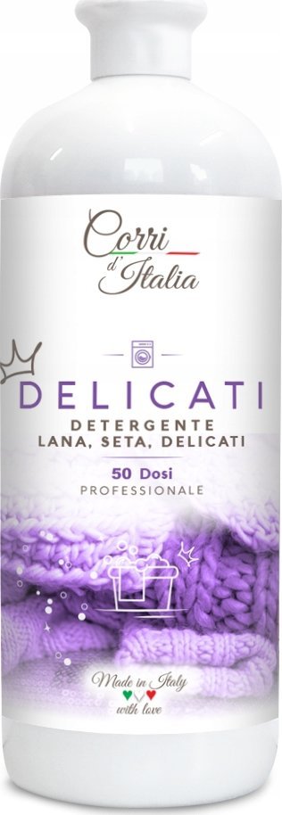 CORRI DITALIA Płyn do prania koloru CORRI D'ITALIA Delikatne Wełna Jedwab 50 prań 1 L