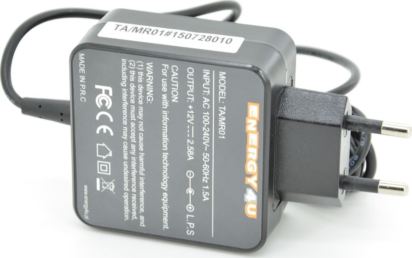 Zasilacz do laptopa Energy4U 30 W, 2.58 A, 12 V (TA/MR01)