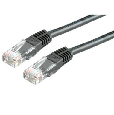 Kabel krosowy UTP, kat. 6 (klasa E), czarny, 2 m