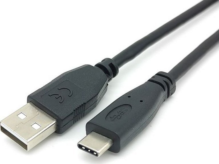 Фото - Кабель Equip Kabel USB  USB-A - USB-C 3 m Czarny  (128886)