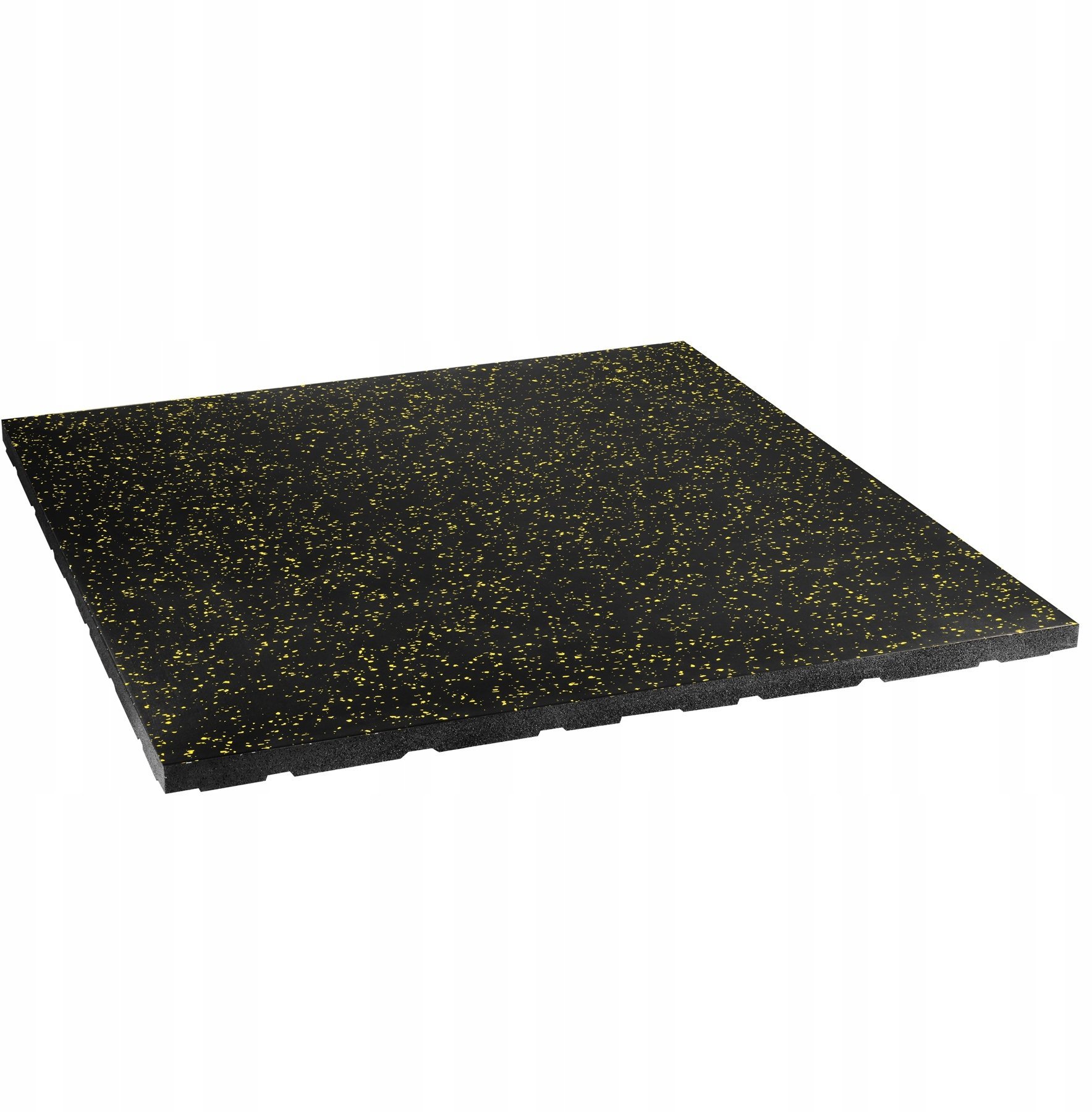 HMS POS35 PODŁOGA GUMOWA POD SPRZĘT FITNESS Z WYPUSTKAMI BLACK/YELLOW HMS