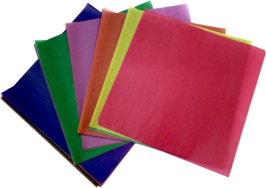 Papier origami transparentny 42g 20x20cm 50ark