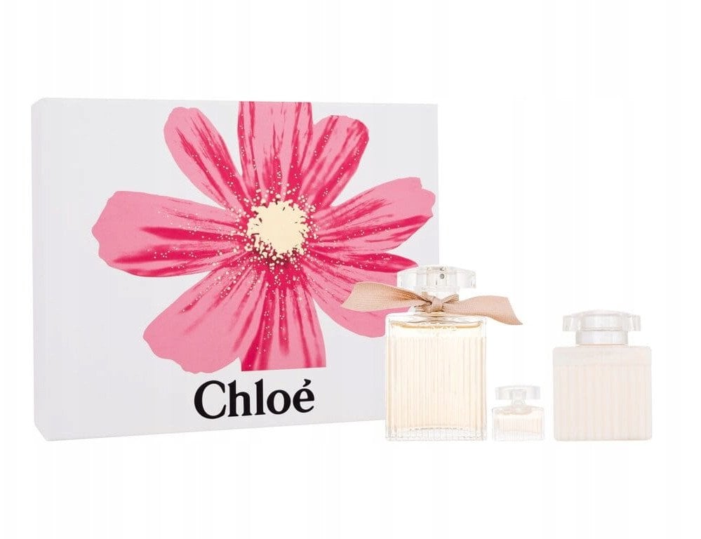 SET CHLOE Chloe EDP spray 100ml + EDP 5ml + BODY LOTION 100ml