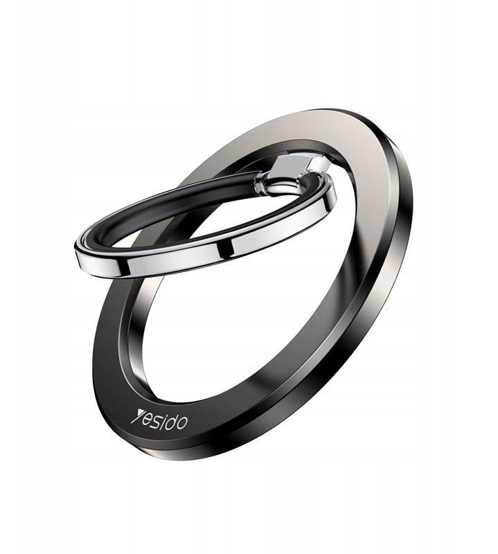 yesido C205 Magnet. Uniwersalny Uchwyt Ring, BLACK / CZARNY