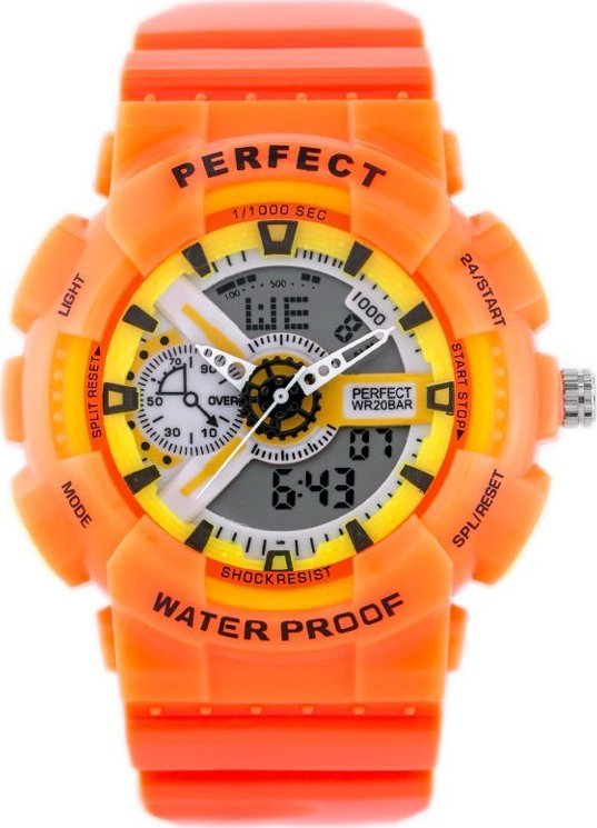 ZEGAREK MĘSKI PERFECT SHOCK (zp219f) - orange