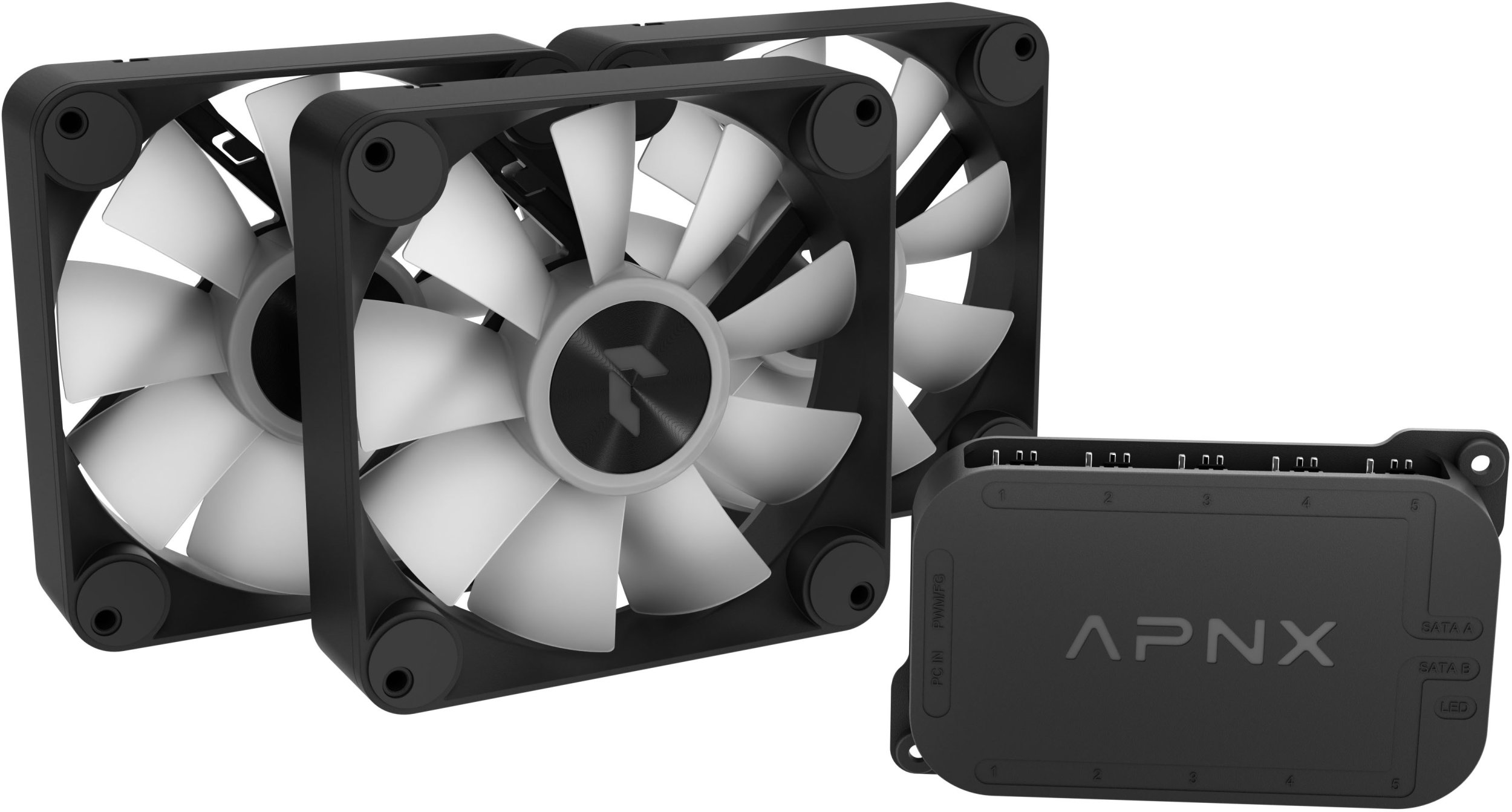 Wentylator Apnx APNX FP1-120-3 Pack, Case Fans, Black, 3-Pack, 120 mm