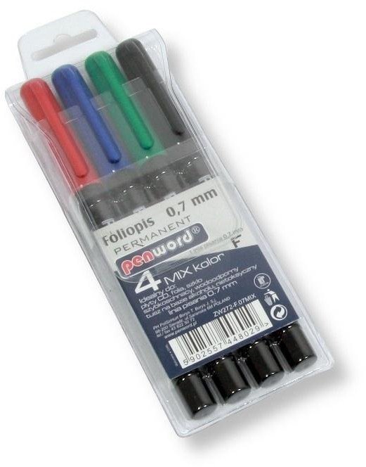 Taurus Marker do folii 0.7mm 4 kolory