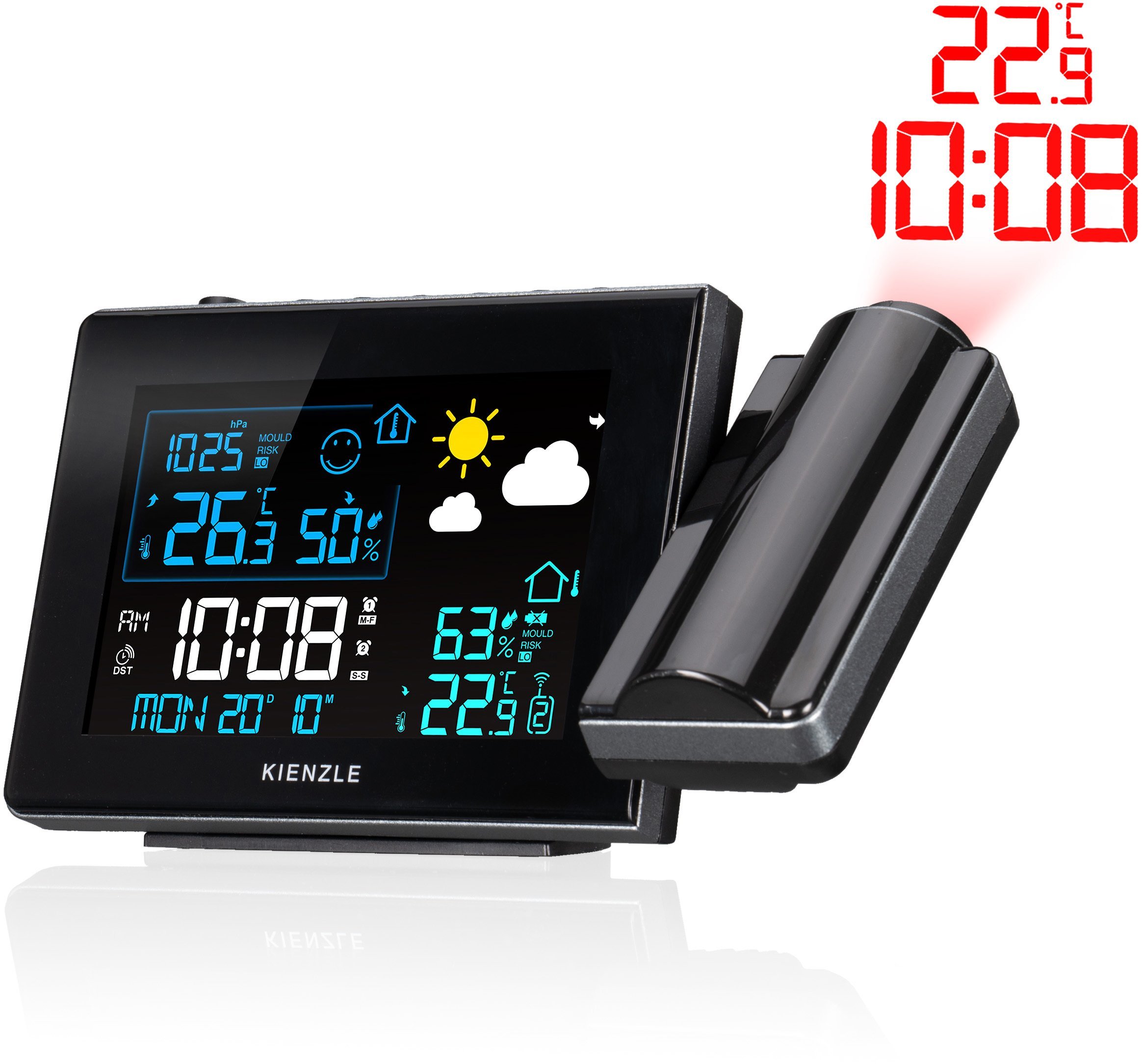 KIENZLE Home Weather Station with Projection