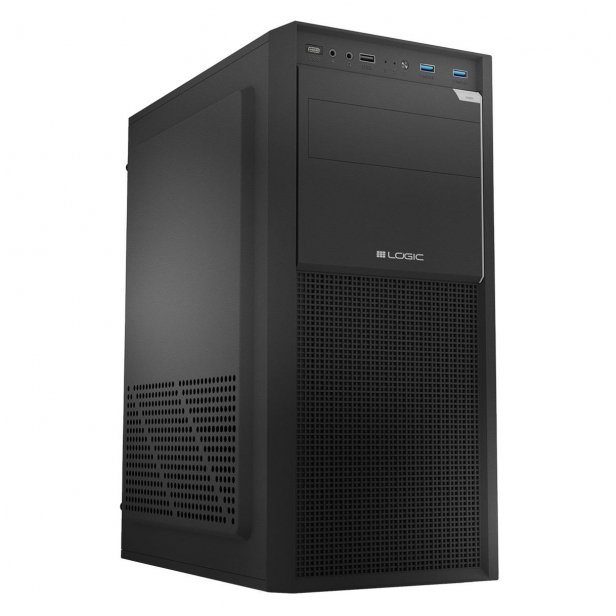 Obudowa Logic Concept Obudowa LOGIC J23 PRO ATX/mATX Midi USB-C / USB 3.0 Black bez zasilacza