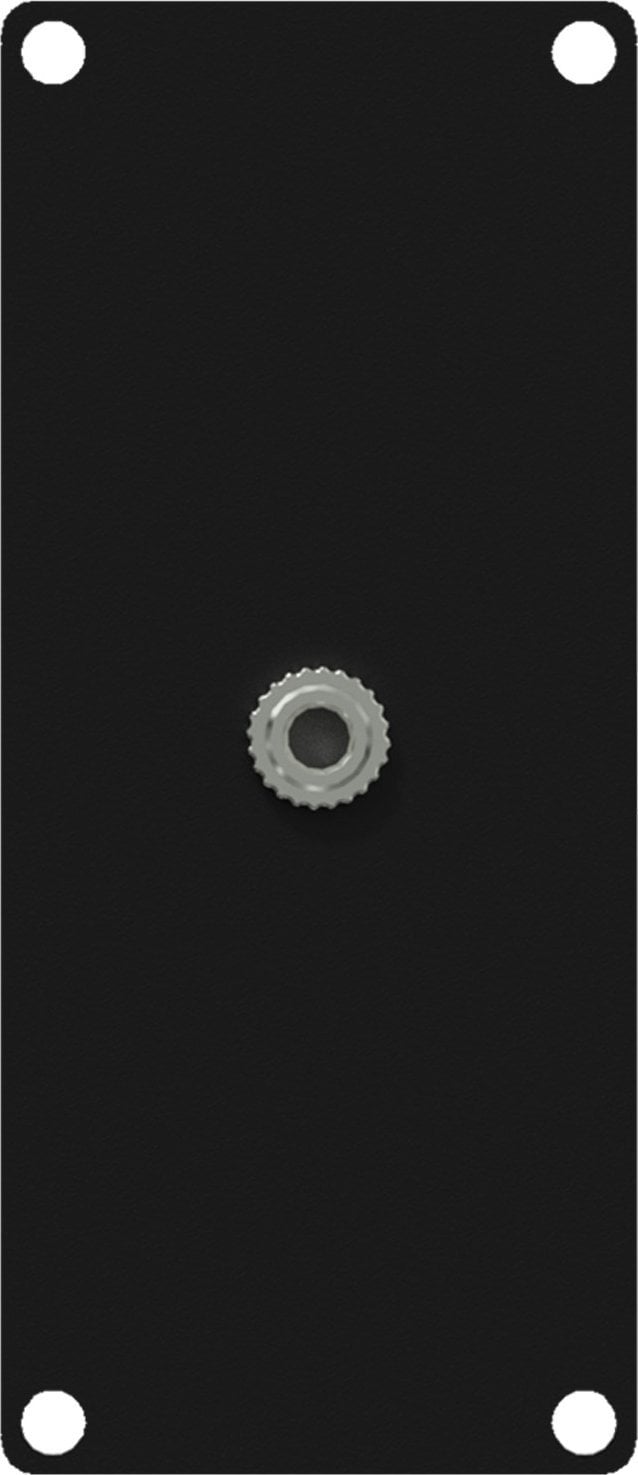 Caymon CAYMON CASY136/B Panel CASY złącze jack 3,5&nbsp;mm – 3-pinowe złącze skręcane, 1-modułowy, czarny