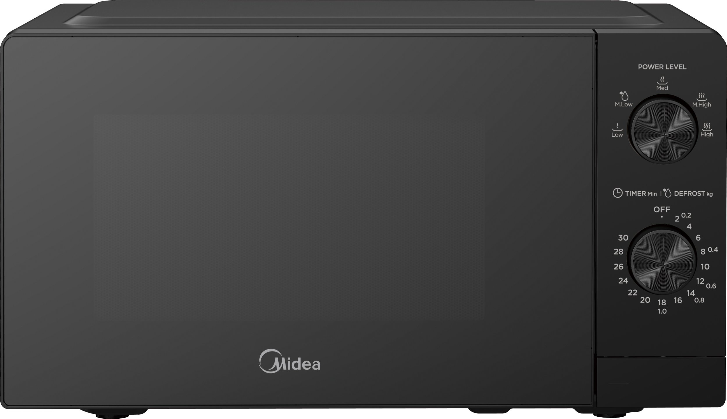 Kuchenka mikrofalowa Midea Microwave oven MMO-MMP01MZ(BK) Free standing 20 L 700 W Black