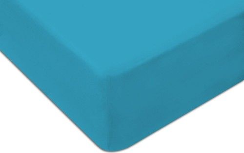 Darymex Prześcieradło Jersey 160x200 z gumką KOLOR błękitne