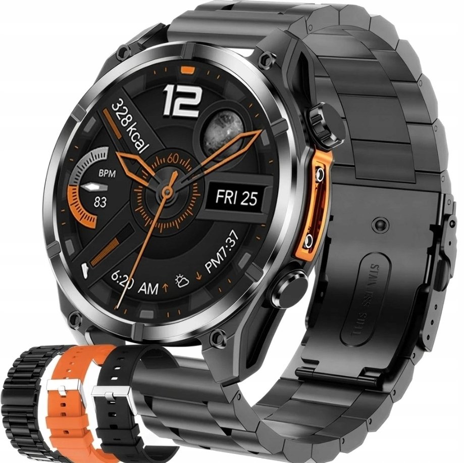 Smartwatch Rubicon Męski RNCF54 bl/bl/or (NE)