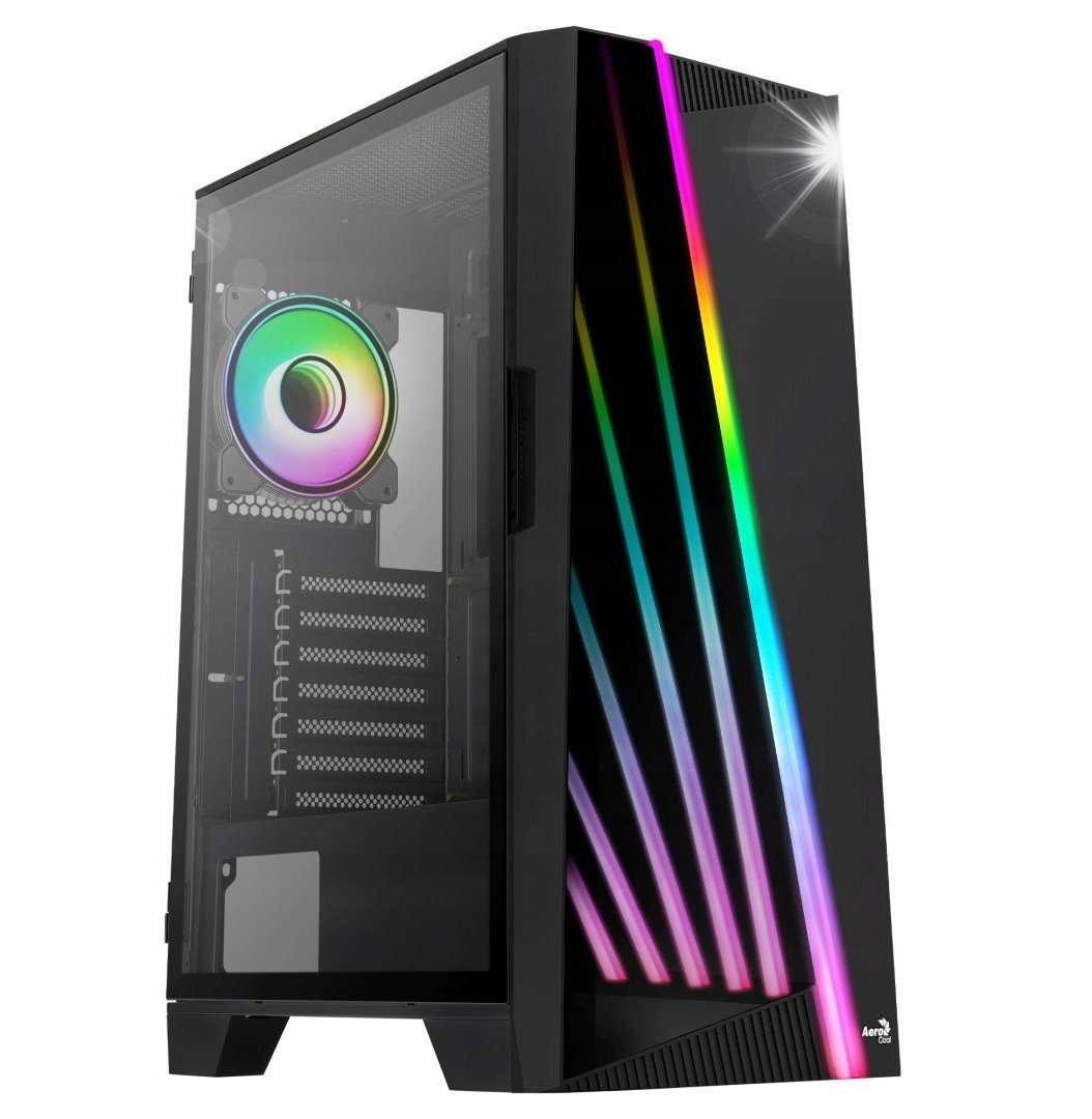 Obudowa Obudowa do komputera Aerocool Mirage G-BK-V1 ARGB Midi Tower ATX Okno