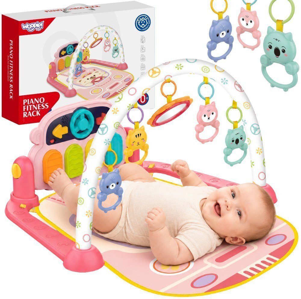 Woopie Baby Mata Edukacyjna Interaktywna Pianinko dla Niemowląt 3w1 (59240)