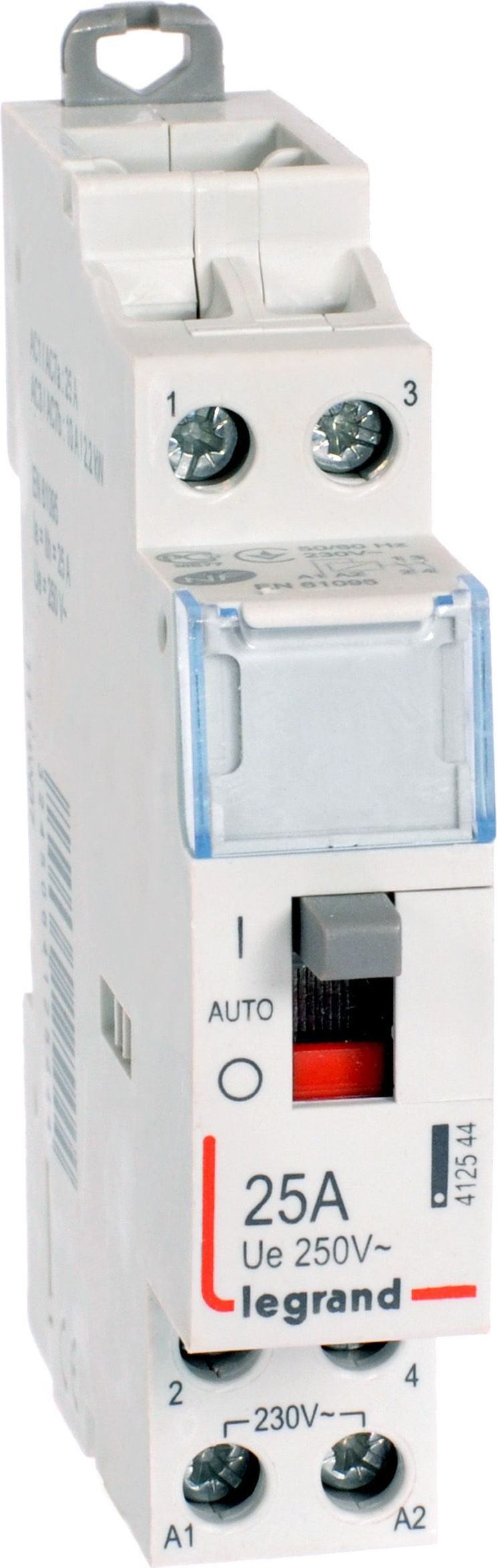 Legrand Stycznik modułowy 25A 2Z 0R 230V AC ze sterowaniem ręcznym - 412544