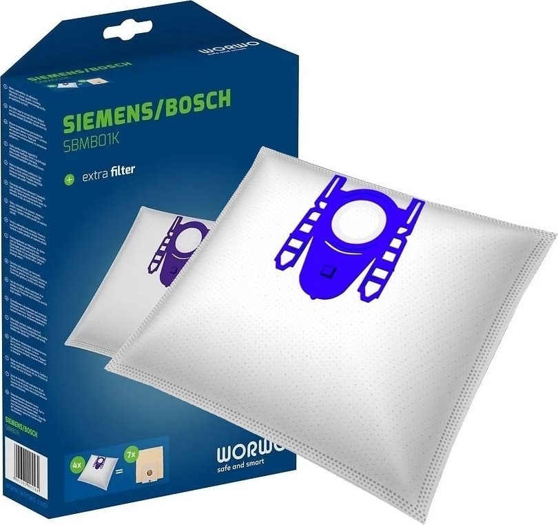 Worek do odkurzacza Worwo 12x WORKI ODKURZACZA DO BOSCH SIEMENS SBMB01K TYP D E F G H