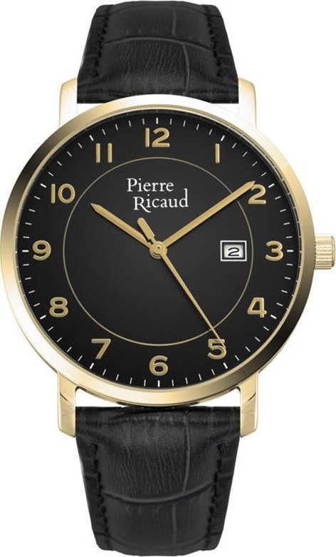 Zegarek Pierre Ricaud Zegarek męski Pierre Ricaud P97229.1224XLQ czarny