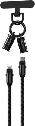 Kabel USB Devia USB-C - Lightning 1.2 m Czarny (6938595386169)