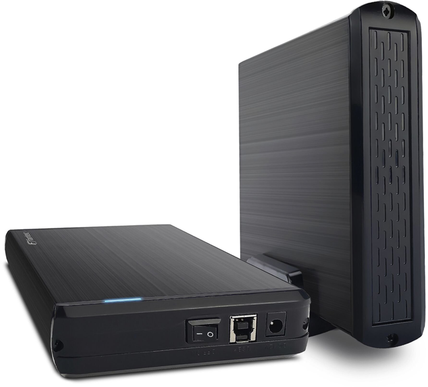 Fantec DB-G35U3-6G External Hard Drive Enclosure – 3.5 SATA – USB 3.0 6G – Black Aluminum