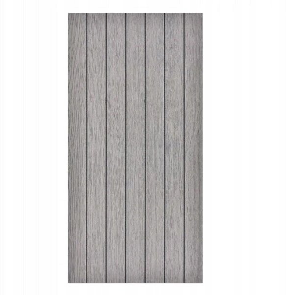 DMS Panel dekoracyjny samoprzylepny PCV gładki szare lamele 280x60 cm