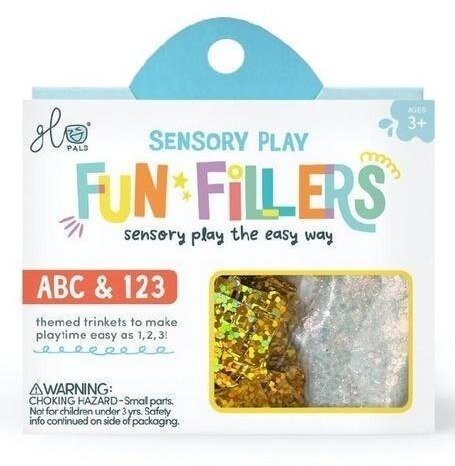 Bkids Dodatki do słoików sensorycznych Cyfry i Litery