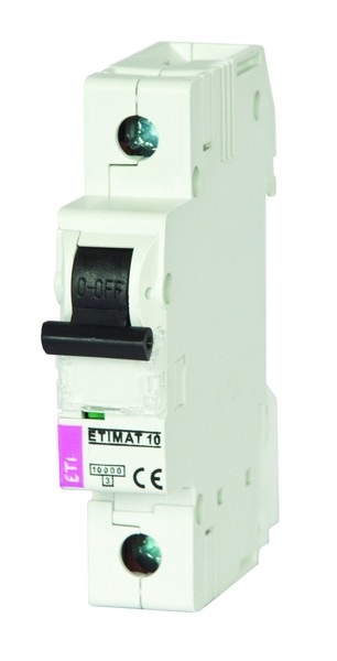 Eti-Polam Wyłącznik nadprądowy ETIMAT10 1P B 10A 10kA AC (002121714)