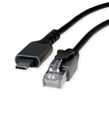VALUE Konwerter kabla USB 3.2 Gen 2 na Gigabit Ethernet, czarny, 5 m