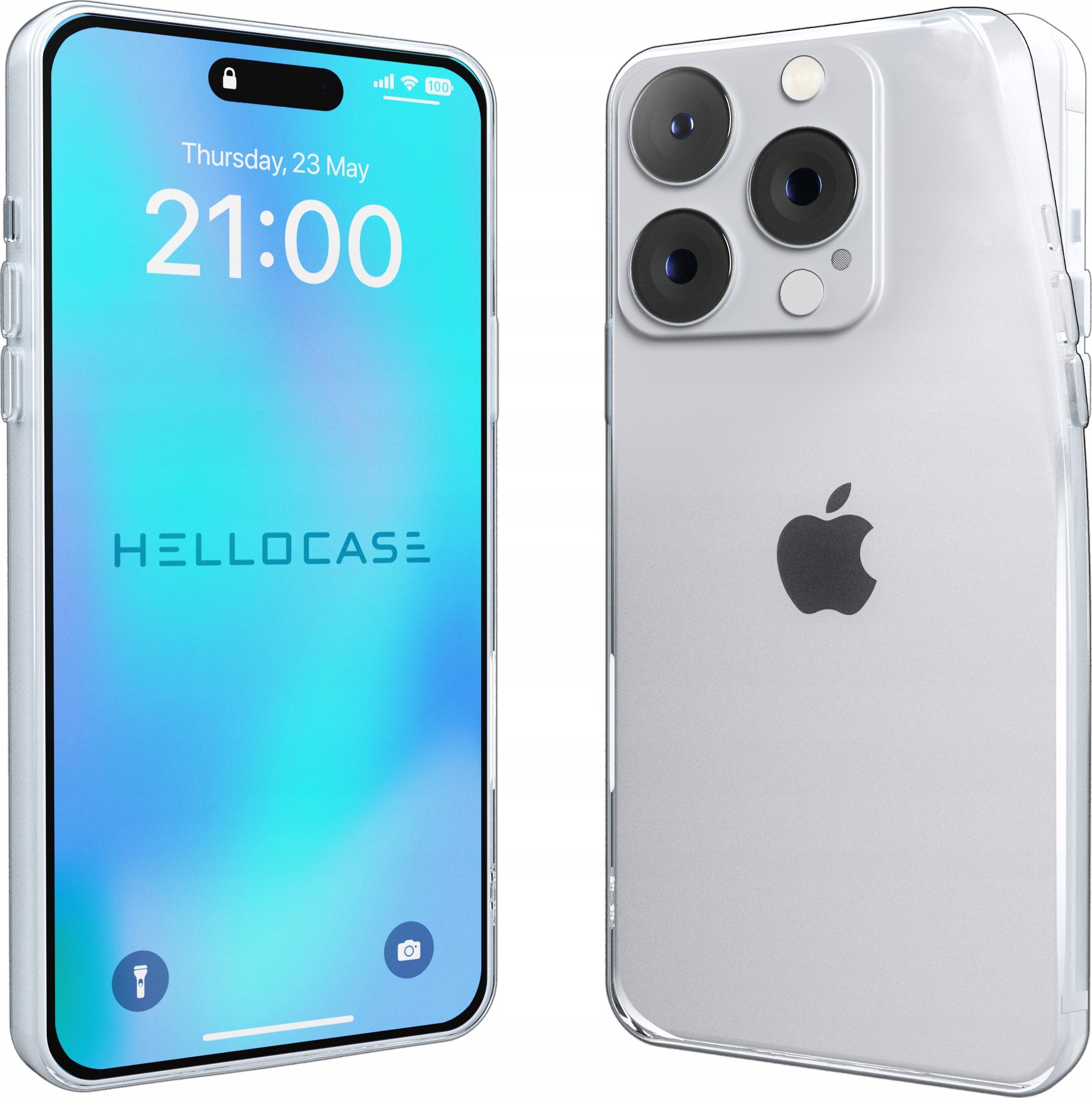 Hello Case Etui Case Obudowa Do iPhone 16 Pro Max Bezbarwne Gumowe Silikon Ochronne