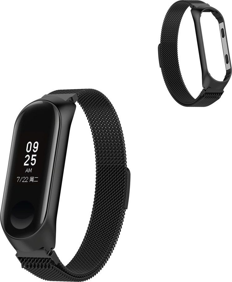 Pasek magnetyczny Xiaomi Mi Band 3 - Black uniwersalny