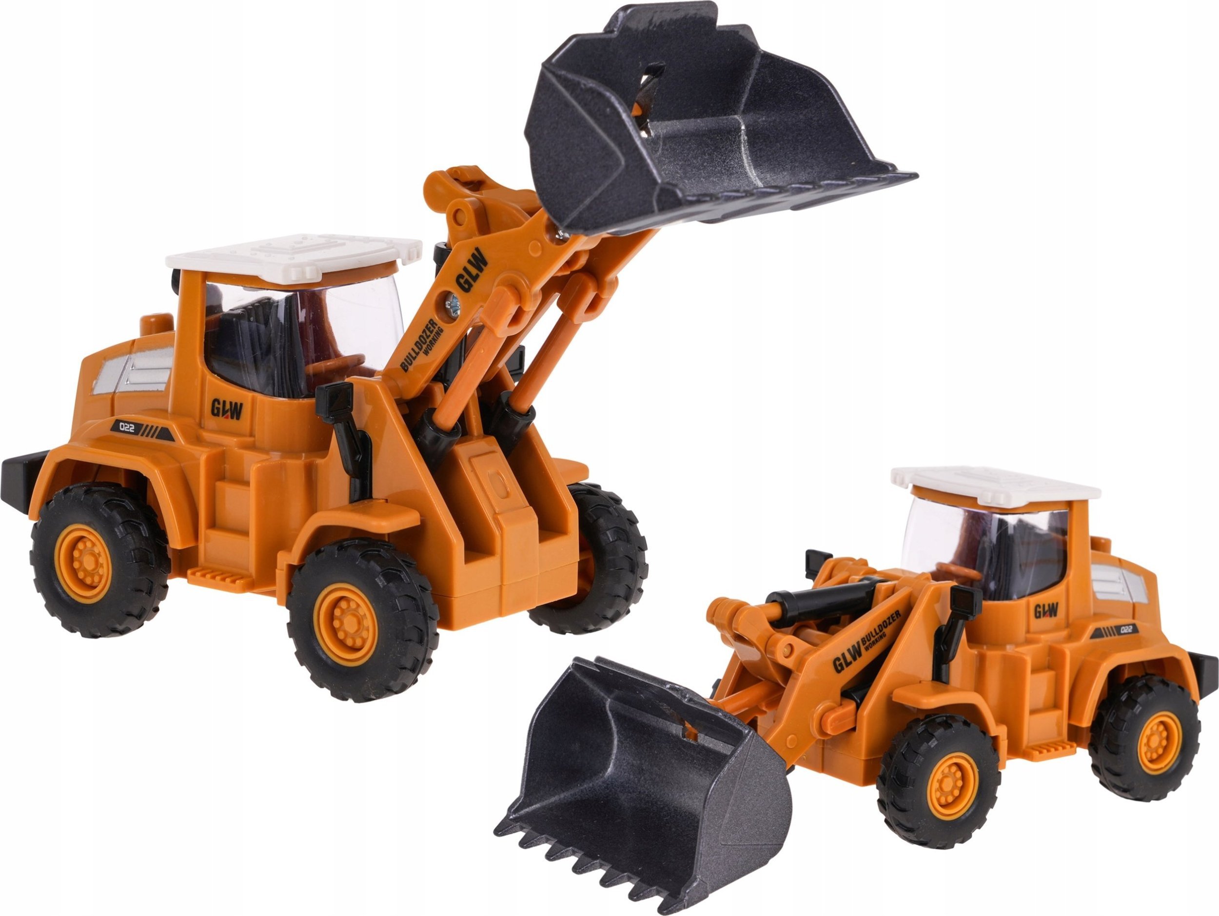 Ramiz Spychacz GLW dla dzieci 3+ Metalowa Rumchoma Łyżka + Gumowe Opony + Napęd Frykcyjny