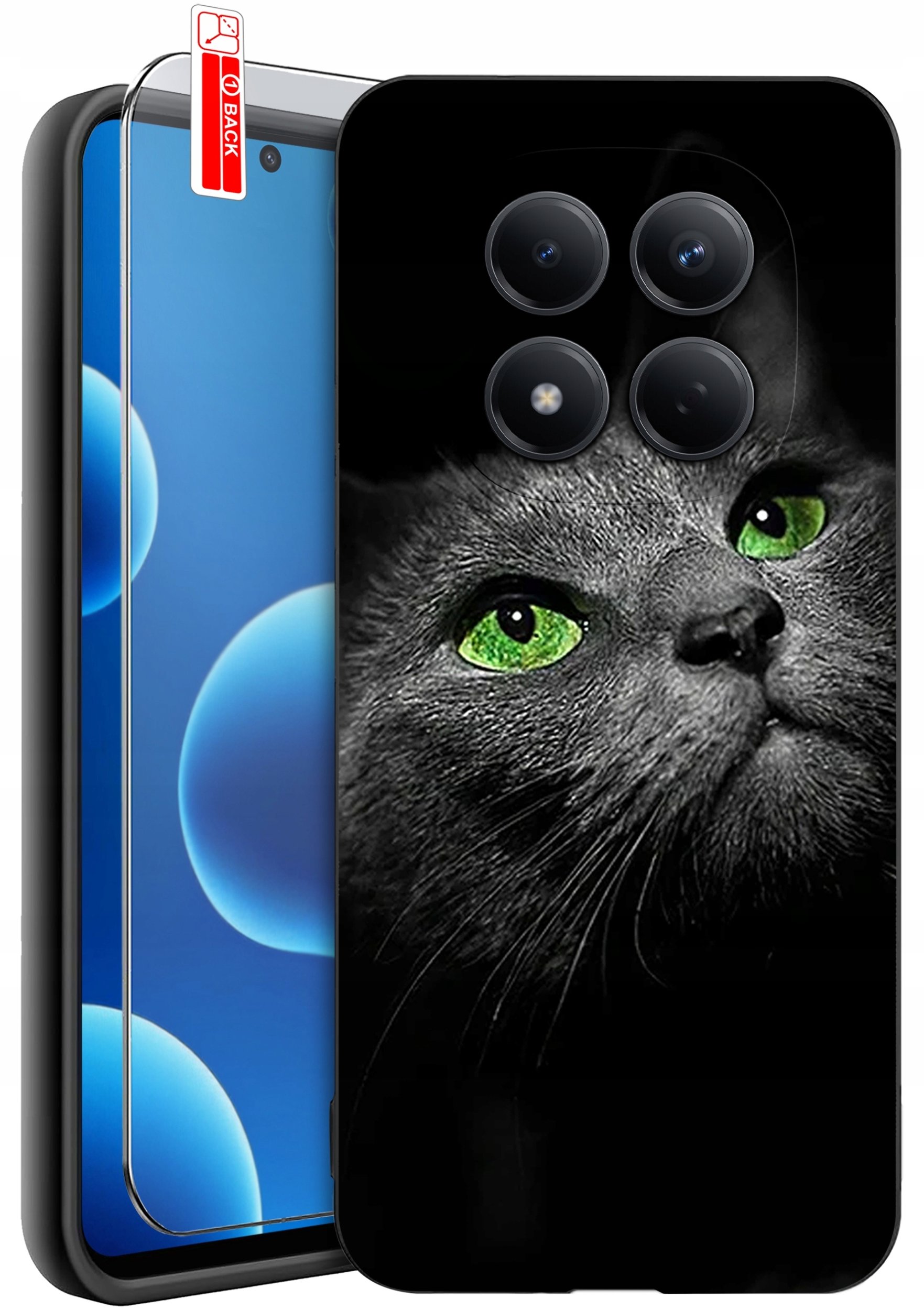 krainaGSM ETUI do Xiaomi Redmi Note 15 Pro 4G | WZORY | SILIKONOWE MATT CASE + SZKŁO