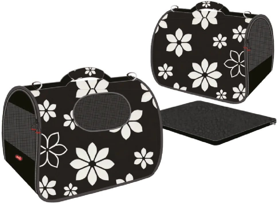CADOCA ZOLUX Torba transportowa dla psa i kota w stylu "na kręgle" NOMAD FLOWER S