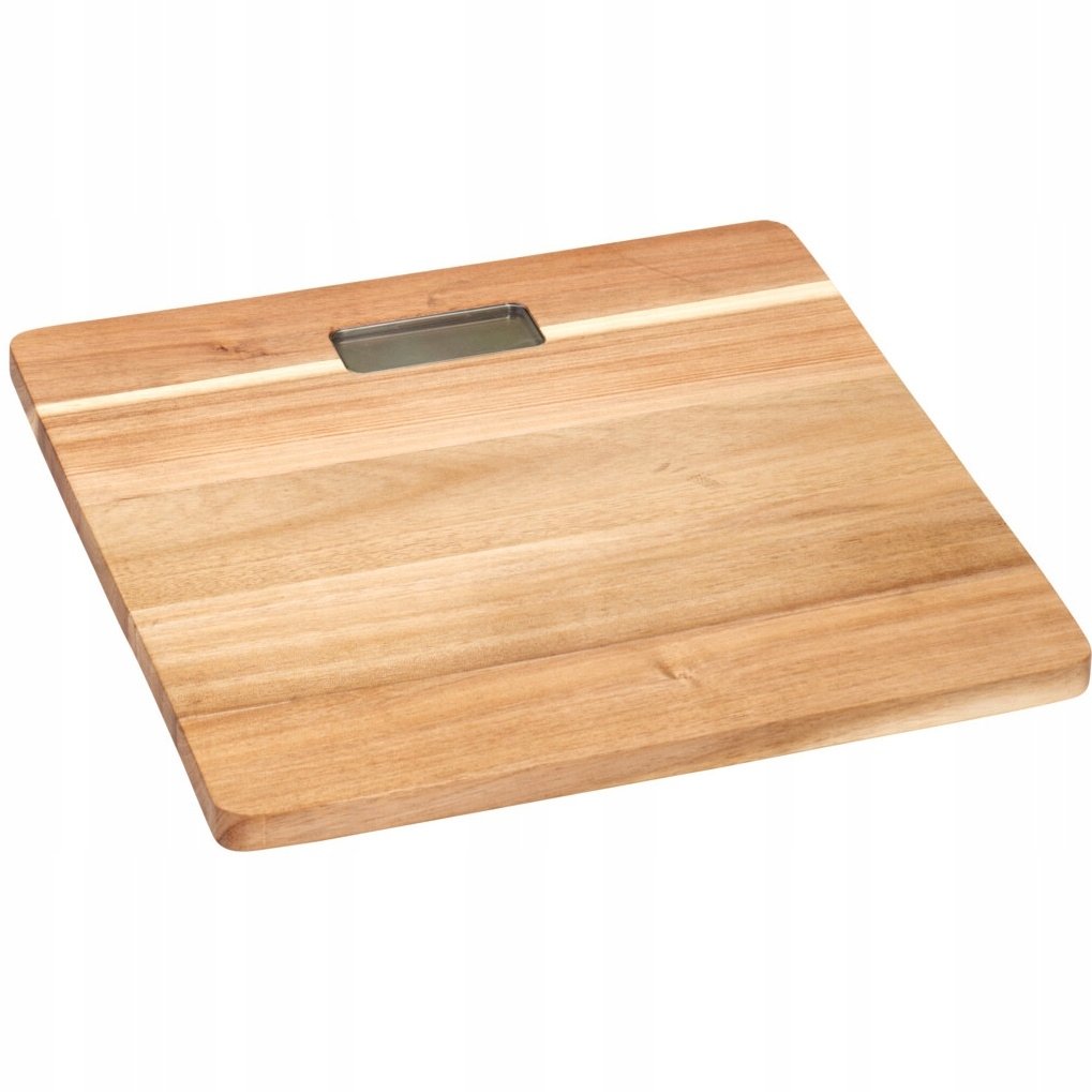 Waga łazienkowa Bathroom Solutions Waga łazienkowa, 30 x 30 x 3,2 cm, drewno akacjowe