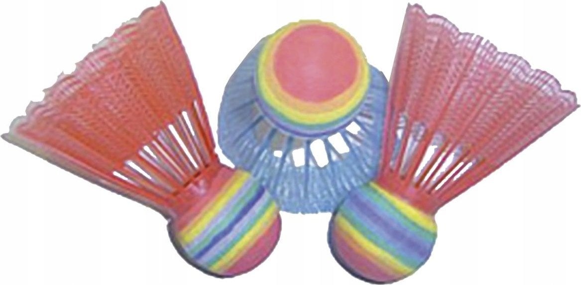 Spartan Lotki/Piłki do Badmintona Spartan 3 szt. Neonowe