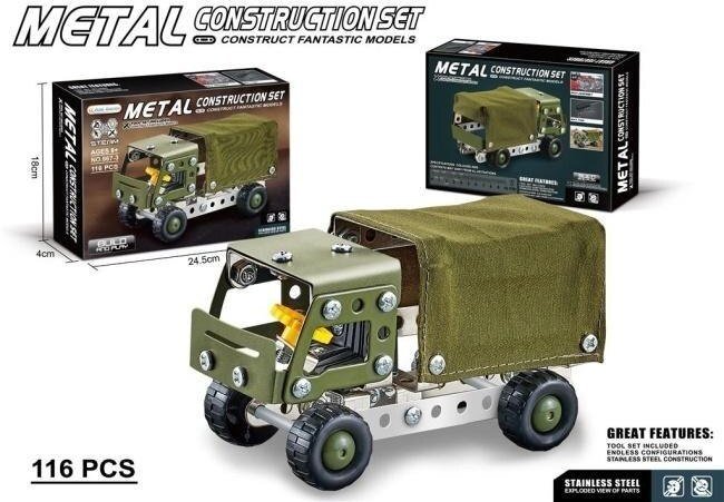 Merk-Pol Konstruktor metalowy 112el