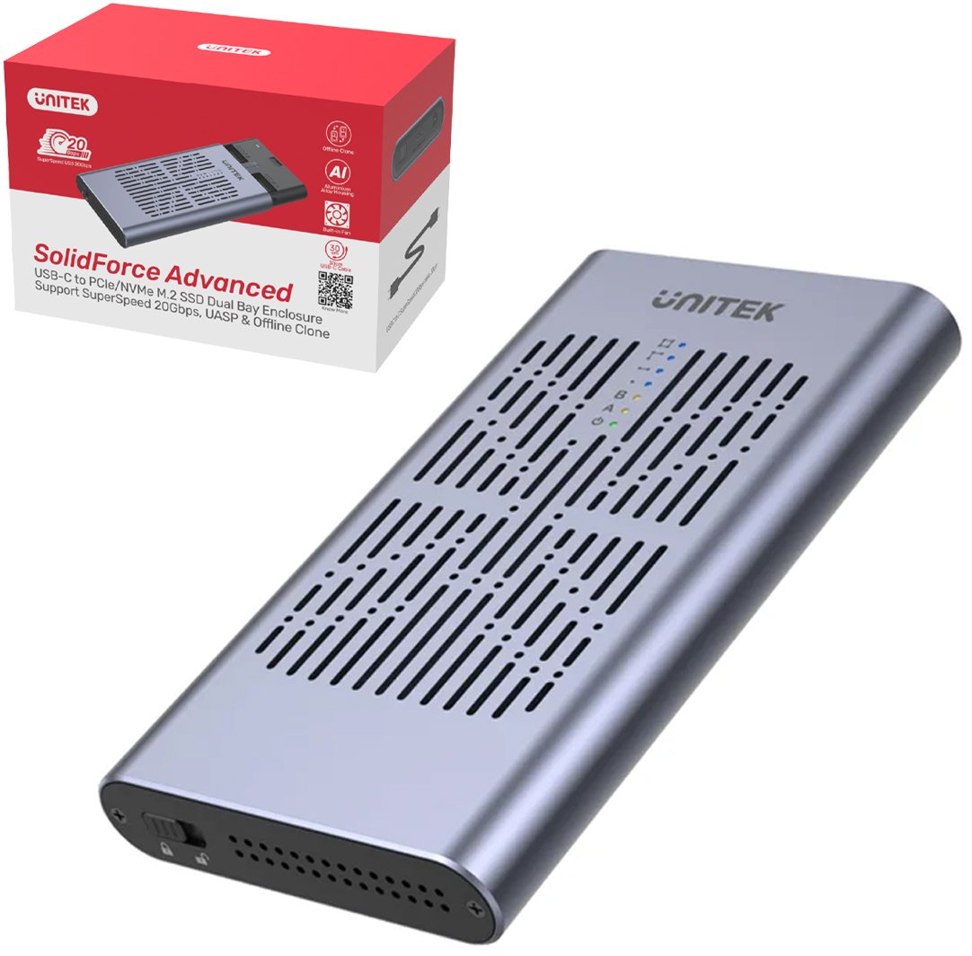 Kieszeń Unitek USB-C 3.2 Gen 2 - M.2 PCIe NVMe (S1206A)