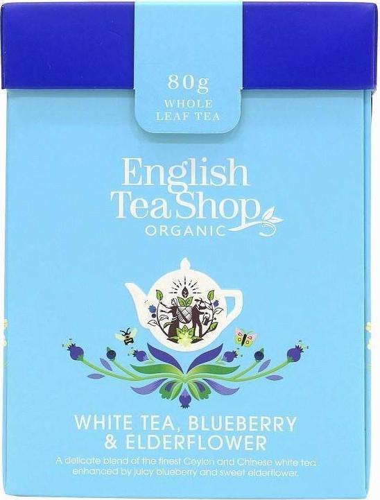 English Tea Shop Herbata biała sypana z dzikim bzem i borówką BIO* 80 g
