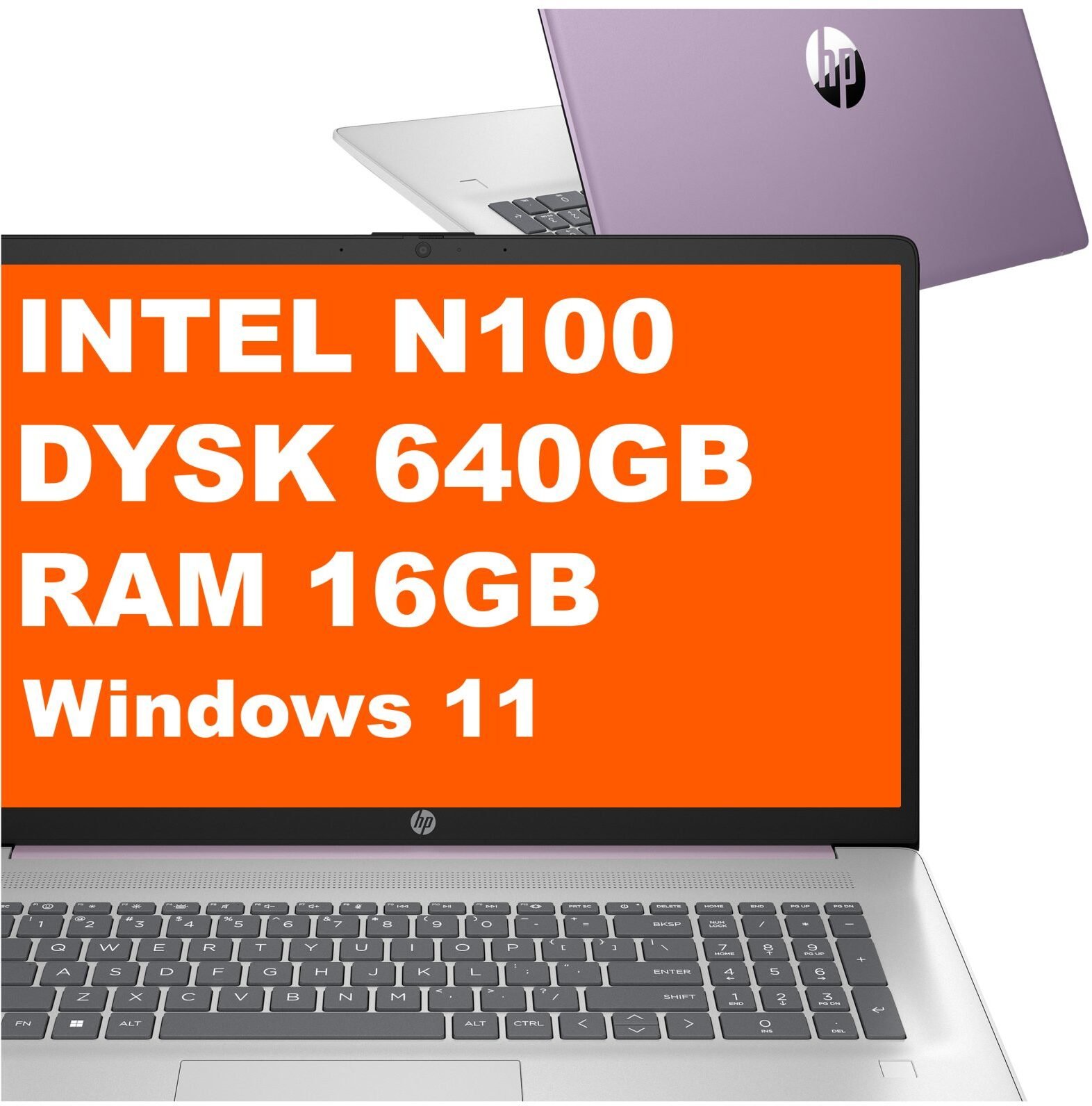 HP 17-cn3163ds Intel N100 / 16GB / 640GB / W11 (BS6Y5UA)