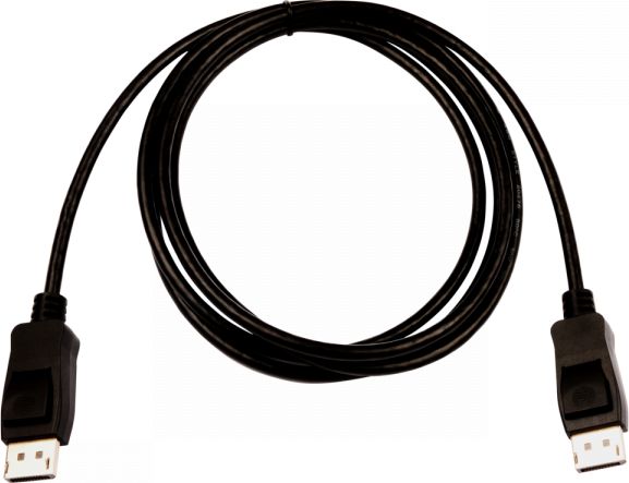 Zdjęcia - Kabel V7   DisplayPort - DisplayPort 2m czarny  (V7DPPRO-2M-BLK)