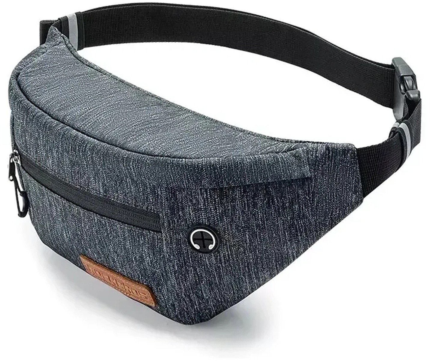 RockBros Saszetka rowerowa H33 biodrowa 1,5 l - szara (5907769391699)