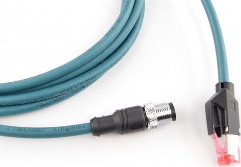 Фото - Кабель Datalogic CAB-ETH-M03 M12-IP67 kabel sieciowy Niebieski 3 m 