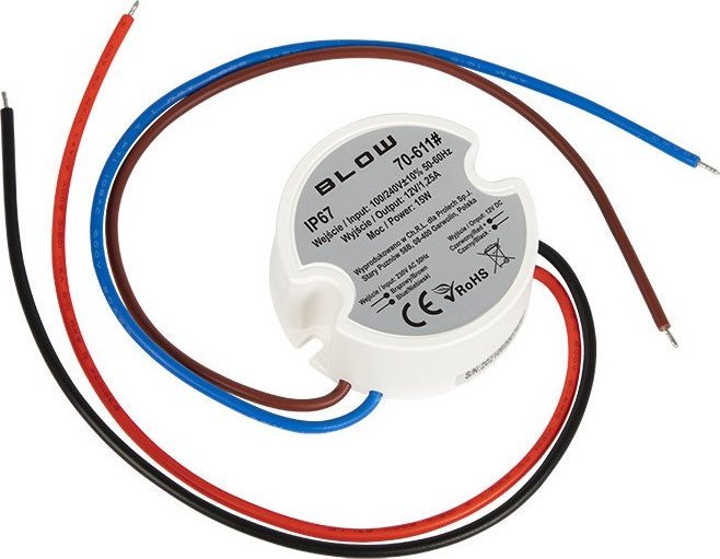 Blow 70-611# Zasilacz impulsowy dopuszkowy 12v/1,25a