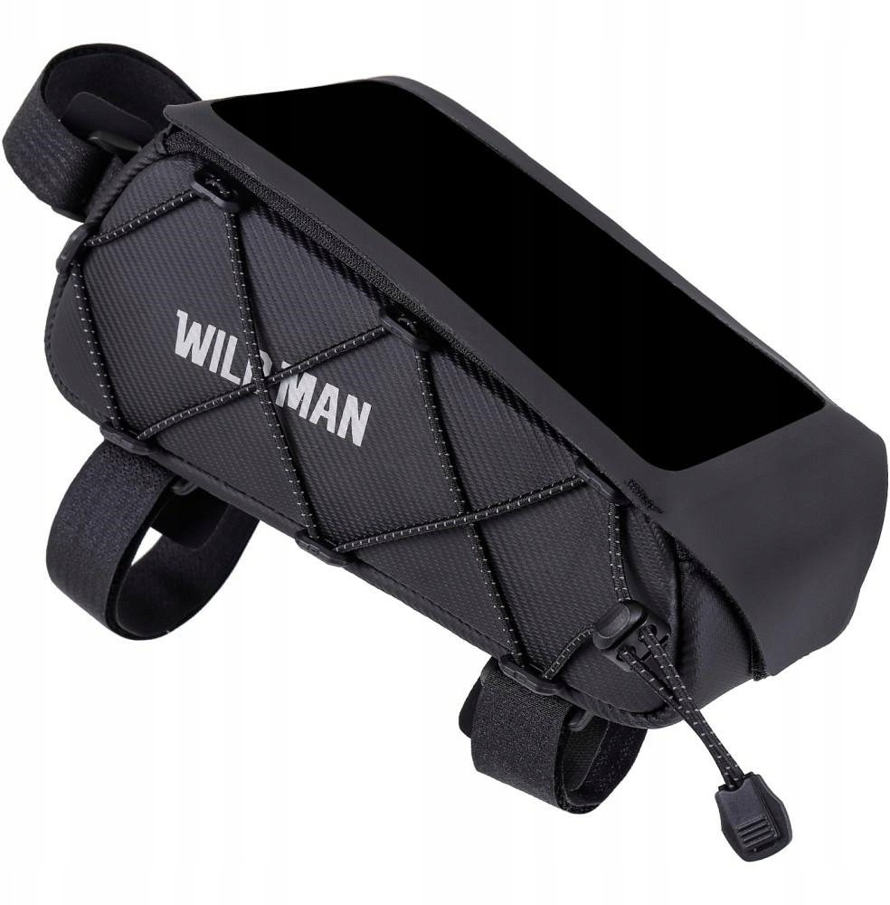 WildMan Etui/uchwyt rowerowy WILDMAN GX100 sakwa na ramę czarny